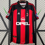 2000/2001 ACM Home Retro Soccer Jersey(左带5大耳杯、右带UC臂章)