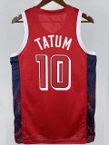 2024 Olympic Game USA TATUM # 10 Red Basketball Jersey