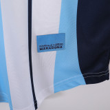 2001MARADONA 10# Argentina Home Retro Soccer Jersey