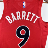 22/23 Raptors Away BARRETTF # 9 Red Top Quality Hot Pressing NBA Jersey