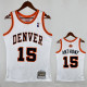 06/07 Nuggets Anthony #15White ABA Retro Night Top Quality Hot Pressing NBA Jersey