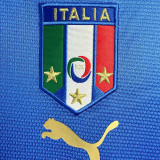 2006 Italy Home Long Sleeve Retro Soccer Jersey