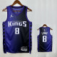 23/24 KINGS LAVINT # 8  Blue Flying Man  Top Quality Hot Pressing  Retro NBA Jersey