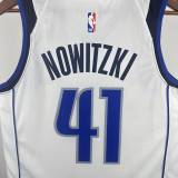 22/23 Dallas Mavericks NOWITZKI #41 White Home Top Quality Hot Pressing NBA Jersey