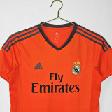 2013/2014 RMA Third Orange Retro Soccer Jersey
