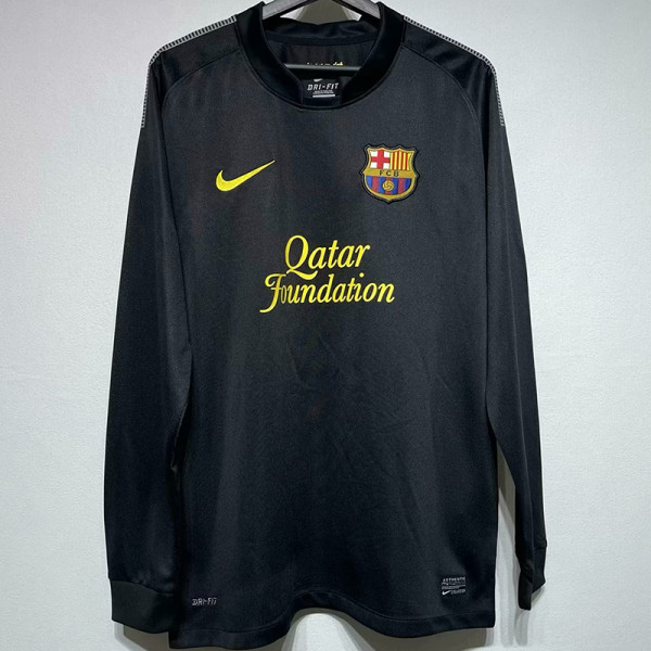 2011/2012 BAR Third Black  Long Sleeve  Retro Soccer Jersey