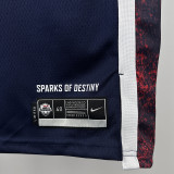 2024 Olympic Game USA LEONARD # 8 Blue Basketball Jersey