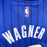 22/23 Magic WAGHER #22 Royal blue Top Quality Hot Pressing NBA Jersey (Trapeze Edition)
