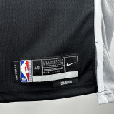Sa Spurs FOX #4 Black Top Quality Hot Pressing NBA Jersey