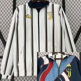 23/24 JUV White & Dark green Double Sided Windbreaker (双面风衣)
