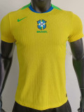 25-26 Brazil Home  Player Version Soccer Jersey