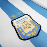 2014 Argentina Home Retro Soccer Jersey