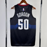 23/24 Nuggets GORDON #50 Black City Edition Top Quality Hot Pressing NBA Jersey