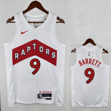 22/23 Raptors Home BARRETTF # 9 White Top Quality Hot Pressing NBA Jersey