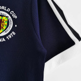 1978 Scotland Home Retro Soccer Jersey