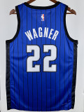 22/23 Magic WAGHER #22 Royal blue Top Quality Hot Pressing NBA Jersey (Trapeze Edition)