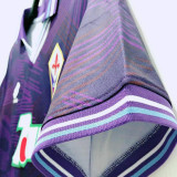 1992/1993 Fiorentina Home Purple Retro Soccer Jersey