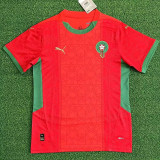24-25 Morocco Home Fans Soccer Jersey