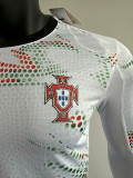 25-26 Portugal Away Long Sleeve Player Version Soccer Jersey