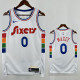24/25 76ERS MAXEY  # 0 City Edition Top Quality Hot Pressing Retro NBA Jersey