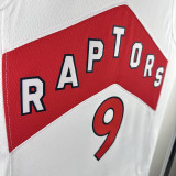 22/23 Raptors Home BARRETTF # 9 White Top Quality Hot Pressing NBA Jersey
