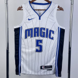 22/23 Magic BANCHERO #5 White Top Quality Hot Pressing NBA Jersey