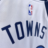 22/23 Timberwolves TOWNS #32 White Top Quality Hot Pressing NBA Jersey