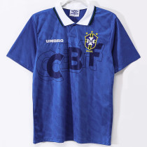 1991-1993 Brazil Away Retro Soccer Jersey