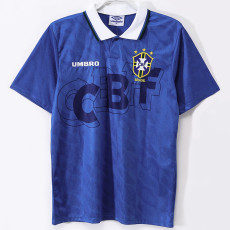 1991-1993 Brazil Away Retro Soccer Jersey