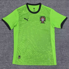 25-26 Portugal Green Goalkeeper Fans Soccer Jersey