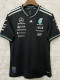 2025 F1 Mercedes Black V Neck Racing Suit(圆领)