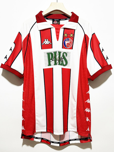 1999/2001 Red Star Belgrade Home Retro Soccer Jersey