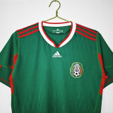 2010 Mexico Home Retro Soccer Jersey