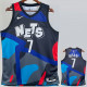 23/24 NETS DURANT #7 Blue Black City Edition Top Quality Hot Pressing NBA Jersey