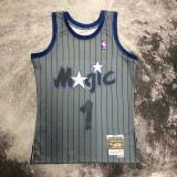 1994/1995 Magic HARDAWAY #01 Grey Retro Top Quality Hot Pressing NBA Jersey