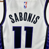23/24 KINGS SABONIS #11 Whit Home Top Quality Hot Pressing  NBA Jersey
