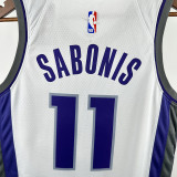 22/23 KINGS SABONIS #11 White Home Top Quality Hot Pressing Retro NBA Jersey