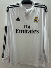 2014/2015 RMA Home Long Sleeve Retro Soccer Jersey (长袖)