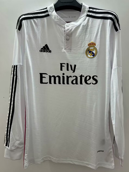 2014/2015 RMA Home Long Sleeve Retro Soccer Jersey (长袖)