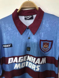 1995/1997 West Ham Away Retro Soccer Jersey