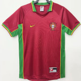 1998 Portugal Home Retro Soccer Jersey