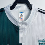 1995/1996 LIV Away Green Long Sleeve Retro Soccer Jersey