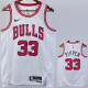 22/23 BULLS PIPPEN #33 White Top Quality Hot Pressing NBA Jersey