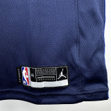 20/21 Dallas Mavericks THOMPSON #31 Blue Flying Man Top Quality Hot Pressing  NBA Jersey飞人（V领）