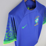22-23 Brazil Away 1:1 World Cup Fans Soccer Jersey
