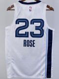 22/23 GRIZZLIES ROSE #23 White Top Quality Hot Pressing NBA Jersey