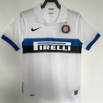 2009/2010 INT Away White Retro Soccer Jersey