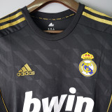 2011/2012 RMA Away Black Retro Soccer Jersey (钢印)
