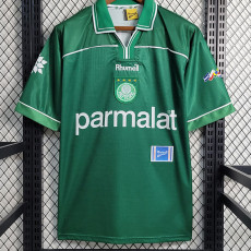 1999 Palmeiras 100th Anniversary Edition Retro Soccer Jersey (背后上下带字)