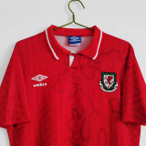 1992/1994 Wales Home Retro Soccer Jersey